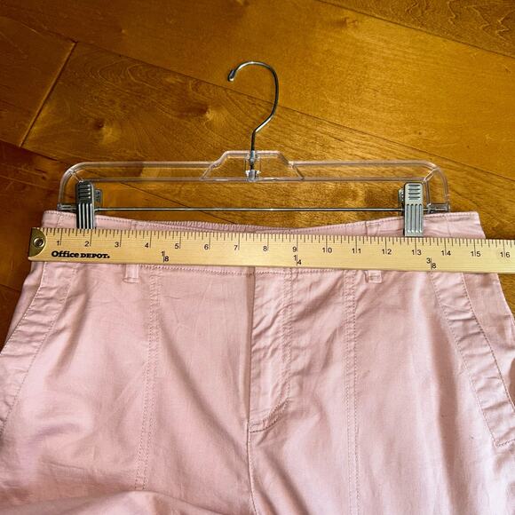 Gap Girlfriend Utility Khakis Small pink capri crop pants - Picture 10 of 10